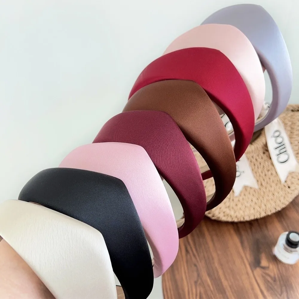 2025 Velvet Women Hairband Anti Slip Wide Edge Triangle Headband Adult Hair Clip Girls Hair Accessory