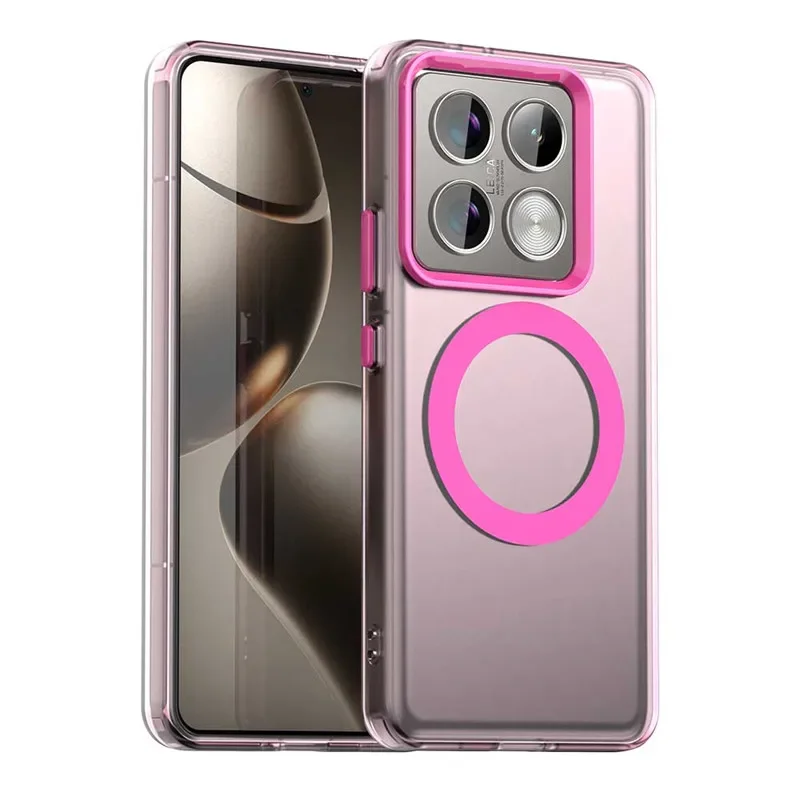 حافظة شحن لاسلكي مغناطيسي فاخرة لهاتف Xiaomi 14T P...