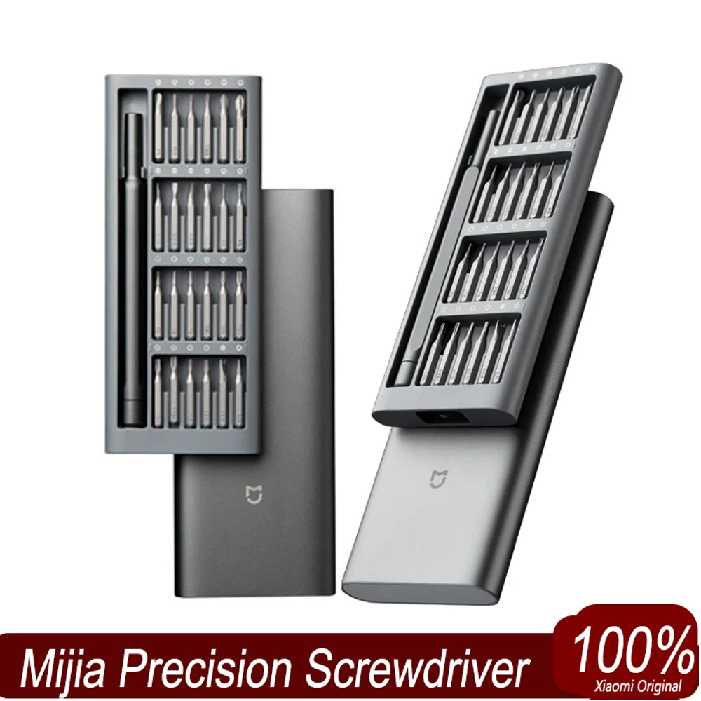  100% Original Xiaomi Mijia Wiha 24 in 1 Precision Screw Driver Kit 60HRC Magnetic Bits ScrewDriver Repair Tools 