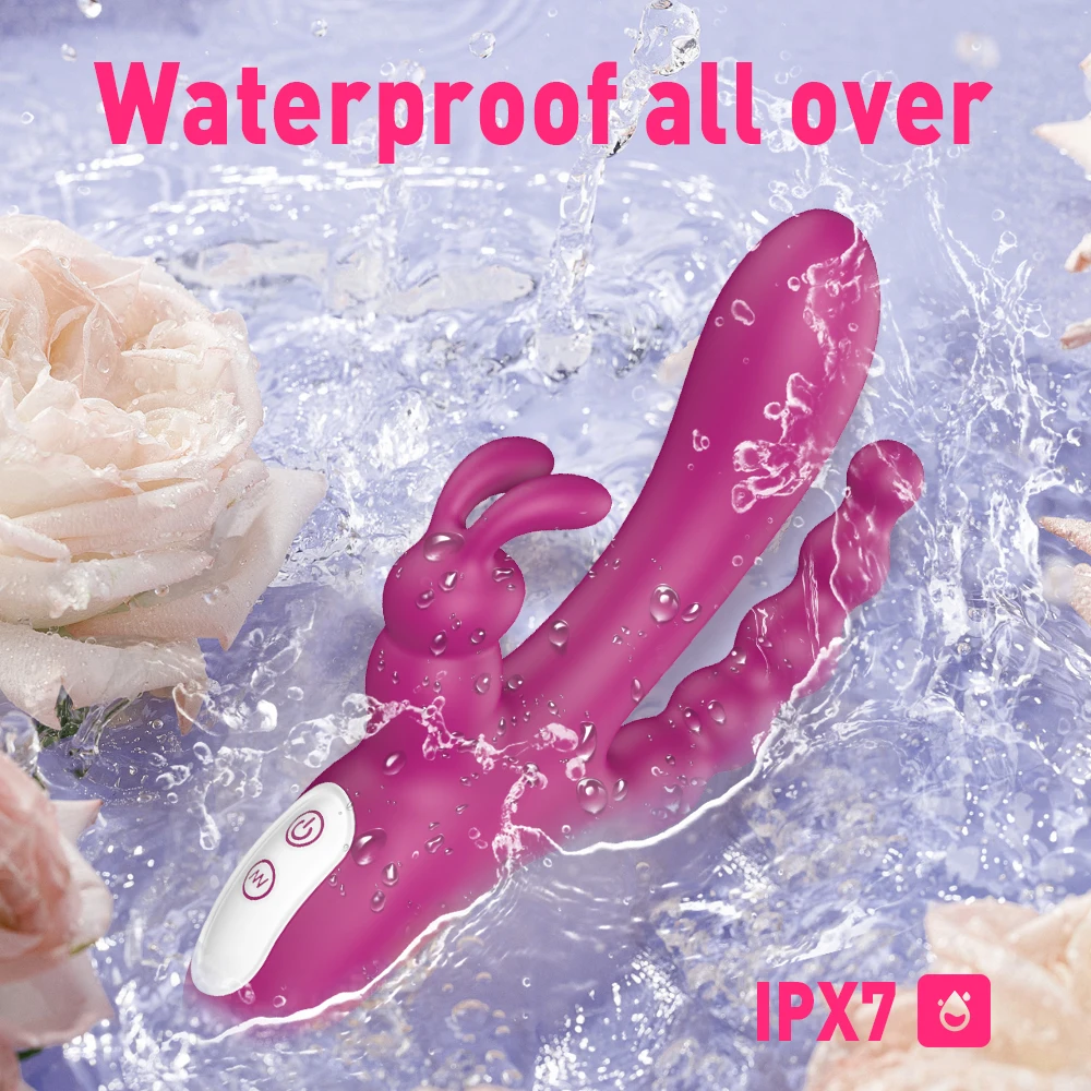 Spot Clitoris G 3 in 1 Klitoris-Dildo-Vibrator für Frauen, Motor-Kaninchen-Vibrator-Stimulator, 9 Modi, Sexspielzeug, Fema_voghion.com