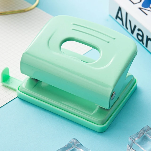 Mini Cute 6-Hole Punch Paper Punches Portable Hole Puncher for Paper Crafts  Planners Binders 2 Sheet Capacity 5 Colors Available - AliExpress