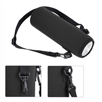1L Water Bottle Cover Bag with Strap Neoprene Water Bottle Carrier Insulated Bag Pouch Holder with Shoulder Strap 2