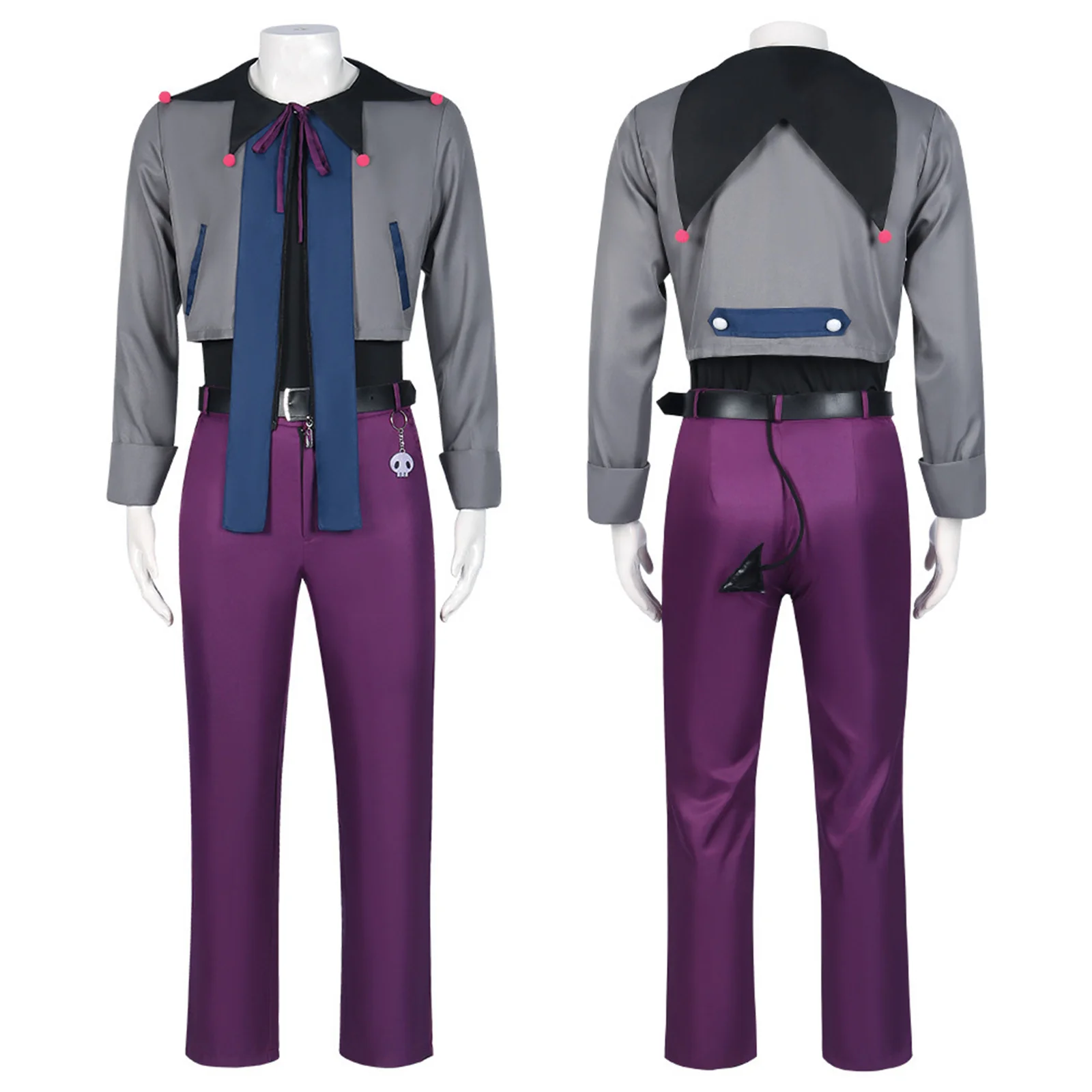 

Anime Blue Lock Reo Mikage Cosplay Costume Black Uniform Accessories Halloween Carnival Party Men Suit