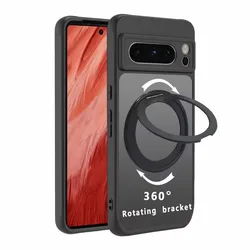 Luxury 360° Rotating Magnetic Metal Folding Phone Stand with Magsafe Compatibility - Google Pixel 8 Pro (Black)