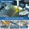 Bridge Construction Reamer Drill Bit 5/8inch 3/4inch 1/2inch Taper Chucking Reamer Car Reamer Enlarge Hole Drill Bit 5