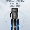 Kemei Hair Clippers for Men Beard Trimmer Professional Barber Clippers with LCD Display Rechargeable Clippers for Hair Cutting 6