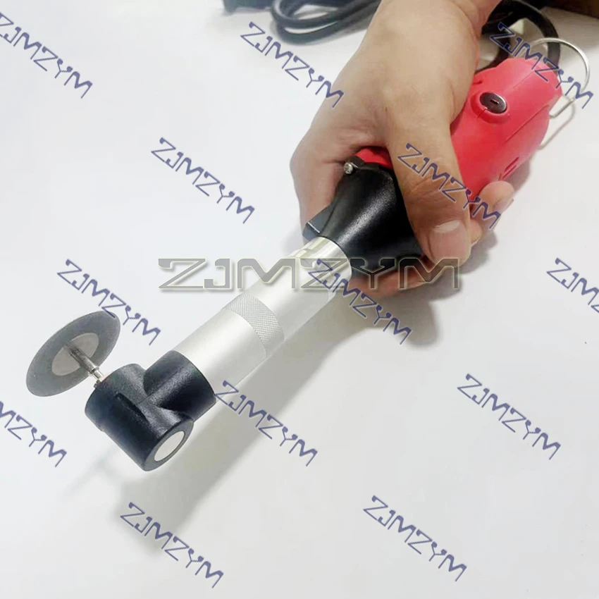 350W 90 Degree Bend Right Angle Electric Polisher Jewelry Wood Engraving Grinder Mold Polishing Ceramic Tile Cleaning Polisher