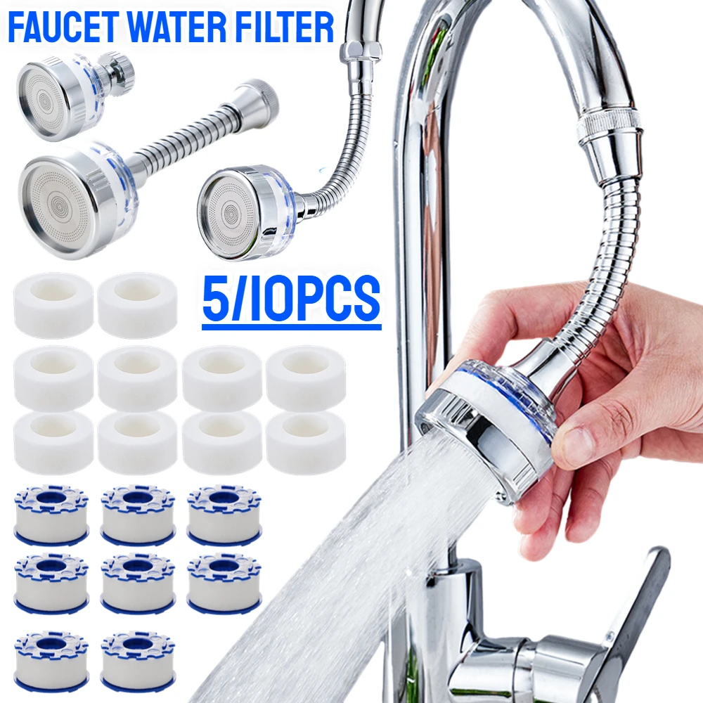 Kitchen Faucet Water Filter water purifier filter faucet aerator faucet extender adapter faucet adapter faucet extender water purifier faucet Pressurized Sink Filter Water Purifier Remove Heavy Metal Bath Splash Proof Faucet Aerator Extender