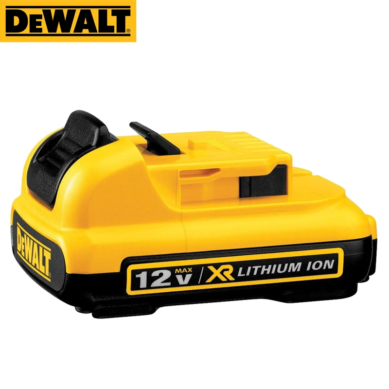

DEWALT Original Lithium Battery 12V 2.0Ah Compact Light Weigh No Self-Discharge Yellow Shell Battery Pack DCB127