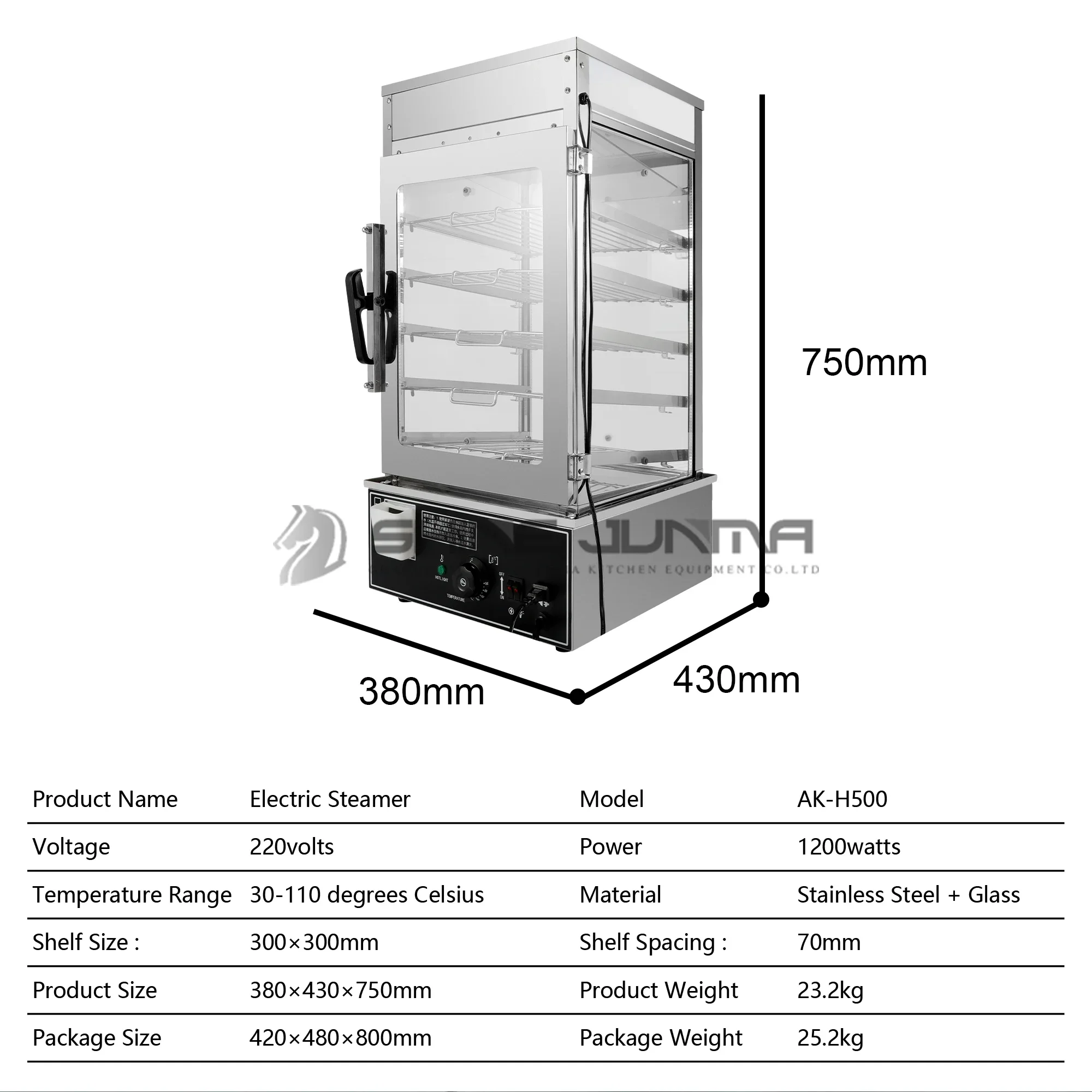 110V 220V Commercial 5 layer Bread Food electric steamer cooker Bun steamer machine food