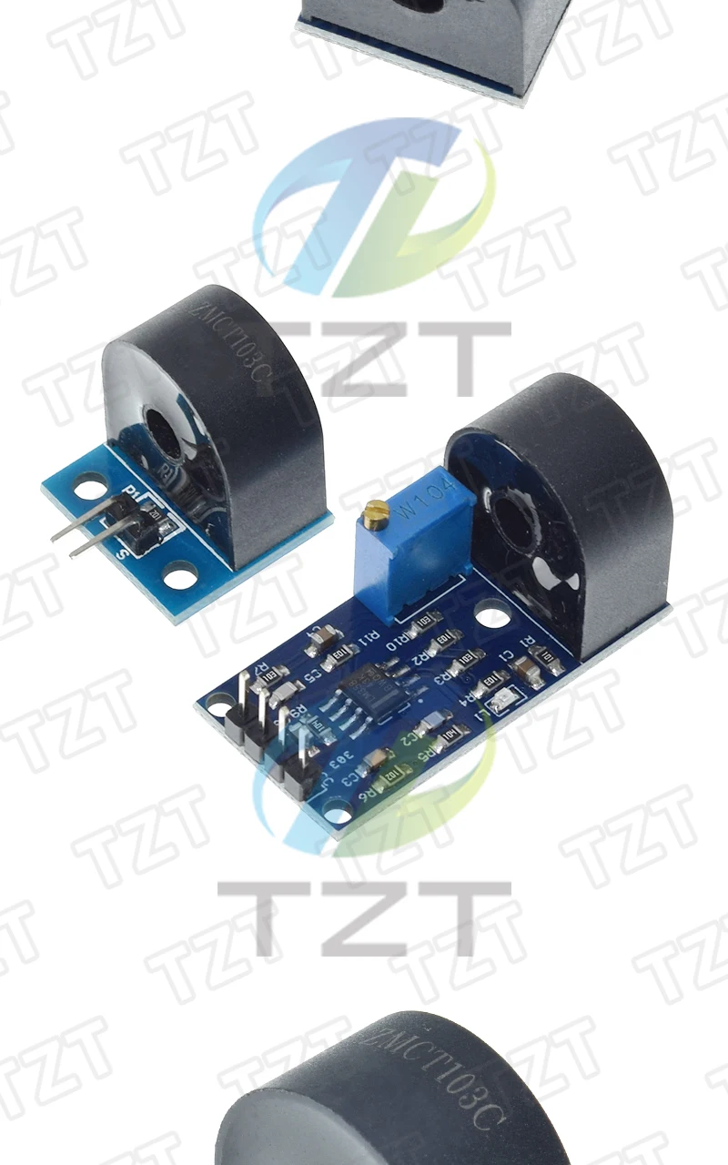 1/3PCS ZMCT103C 5A Bereich Einphasig AC Aktive Ausgang Onboard Präzision Micro Strom Transformator Modul Strom Sensor – Detail 8
