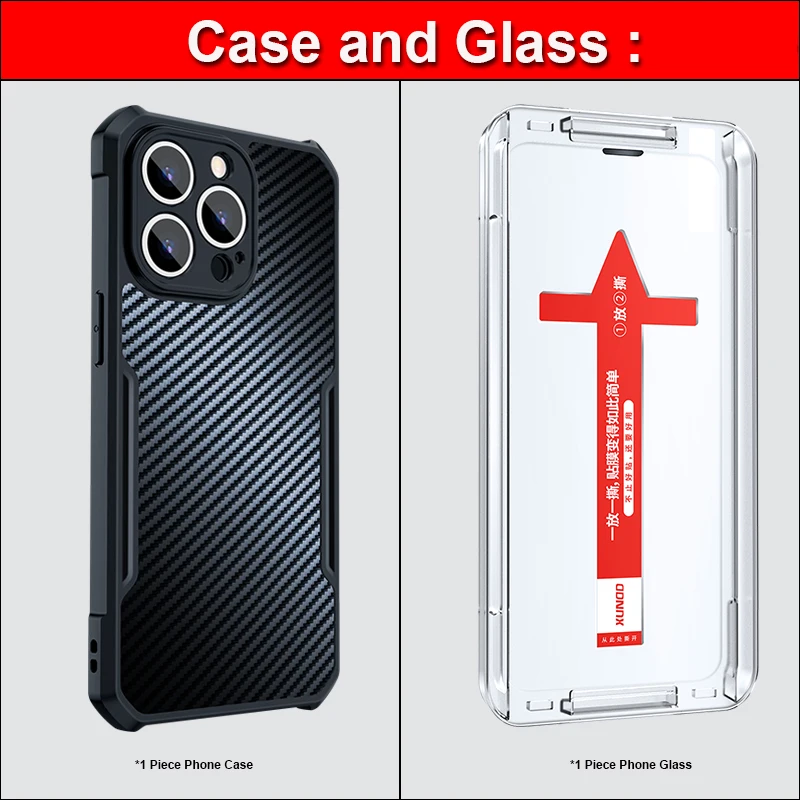 Xundd Case For iPhone13 Pro Max Case Magnetic Phone Cover Glass Gamer Luxury Shell For iPhone 12 13 Pro Max Case Funda Capa cute iphone 12 pro cases