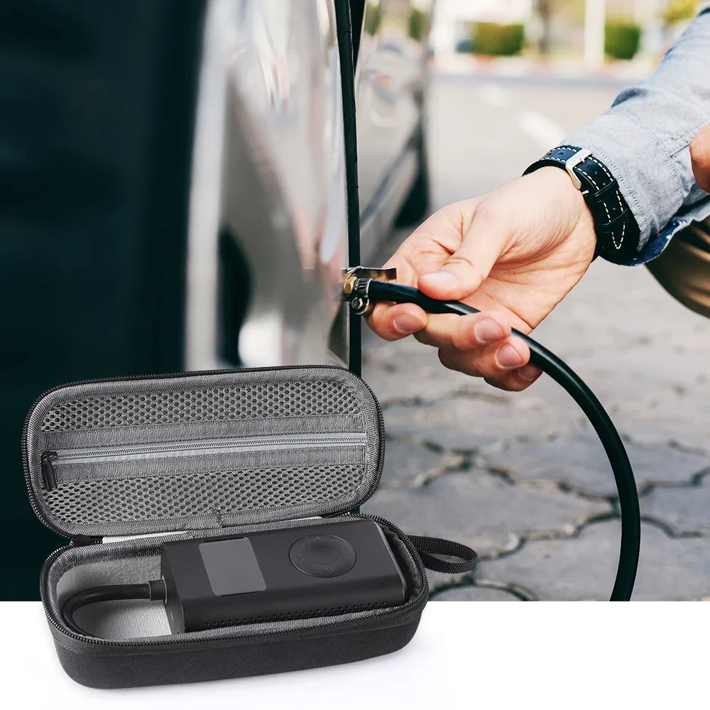 Car Inflator Case Hard EVA Case For Xiaomi Car Inflator 1S Pump Case Mijia Inflatable Treasure Box Electric High Pressure Air Pump Protecto