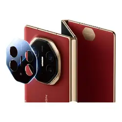 Enhanced 3D Camera Lens Cover Case with Tempered Glass Protector - Ultimate Design Back Protection and Lens Ring Film Cover (For Huawei Mate XT)
