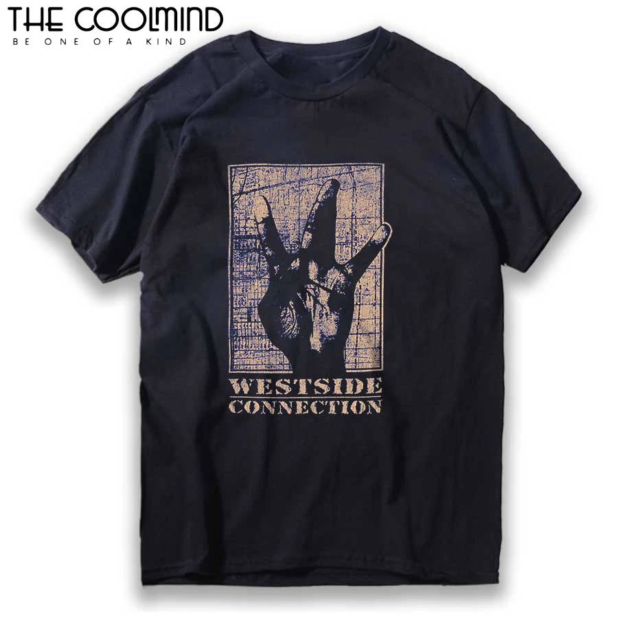 THE COOLMIND, Прямая поставка, хлопковая крутая уличная одежда, футболка унисекс с графическим рисунком, Мужская футболка с круглым вырезом, футболка для мужчин
