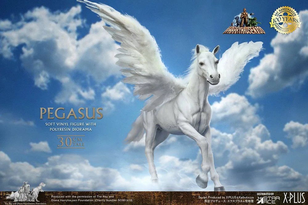 STAR Toys SA9047 SA9048 30cm Flying Horse With Two Wings Animal Statue for Hobby Collection _ - Mobile