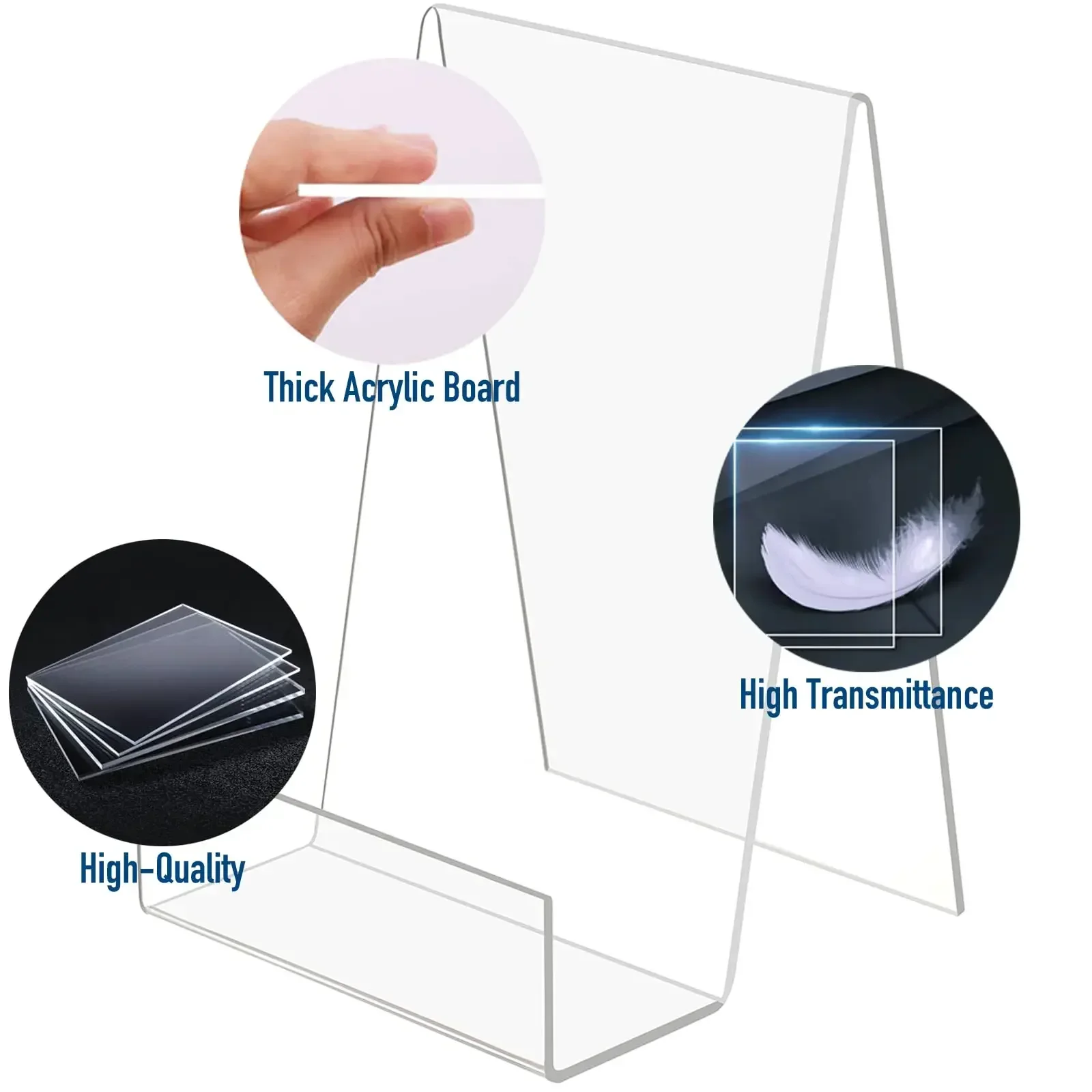 Acrylic Display Stand Comic Book Display Acrylic Book Display Holder Comic Frame Clear Laptop Stand Magazine Stand