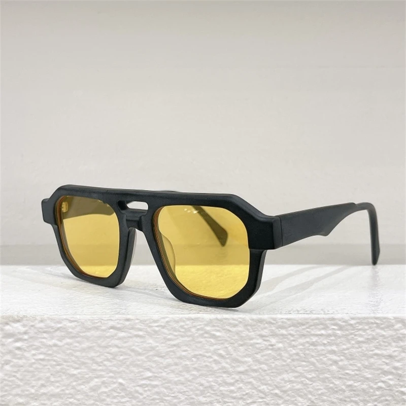 

Men's sunglasses Germany KUB MASKE K33 Square Retro Acetate High Quality Luxury Brand Sunglasses Man Woman Female Sunglasses