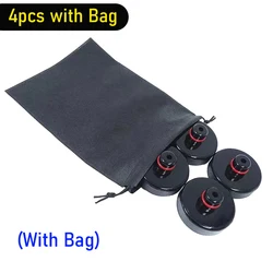 Enhanced Car Rubber Lifting Jack Pad Adapter Kit - Travel Accessories for Efficient Tire Repair (With Bag 4pcs)