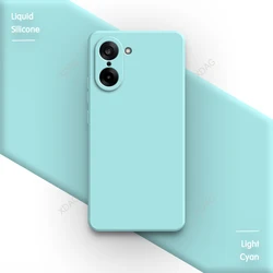 Premium Liquid Silicone Soft Back Cover - Fashionable and Protective Design for OnePlus Nord CE5 (Light Cyan)