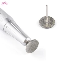 BNG 20mm Diamond Grain Nail Drill Bit Sanding Disc for Nail Tips Shape Grinder Cuticle Cutter Shaft Grinding Heads