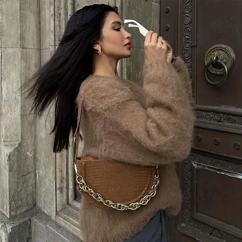 Fashion Burgundy Red Double Breasted Overcoat Women Lace Up Loose Lapel Pockets Long Sleeve Coat New High Street Outerwear