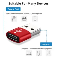 Type C Female to USB Male Adapter For iPhone iPad Macbook Samsung Huawei Xiaomi USB 3.0 Type A to Type C Data Transfer Connector - Image 2