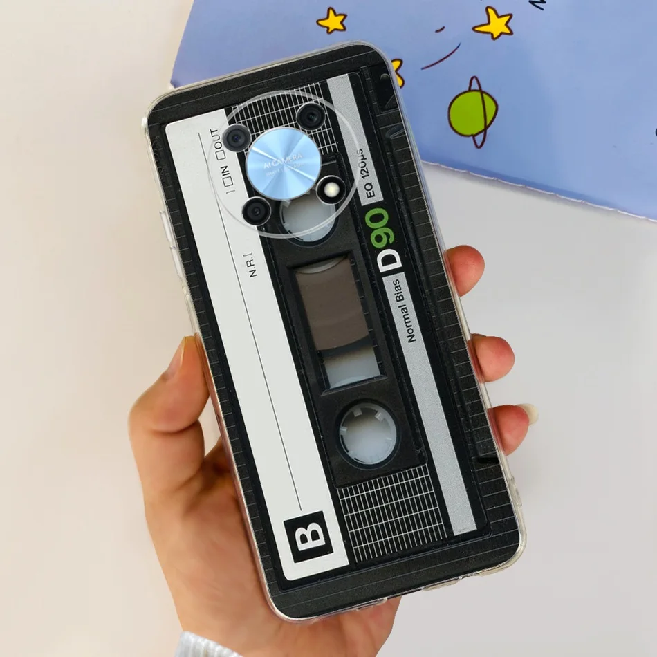 Elegant Printing Soft Silicone Clear TPU Slim Phone Case