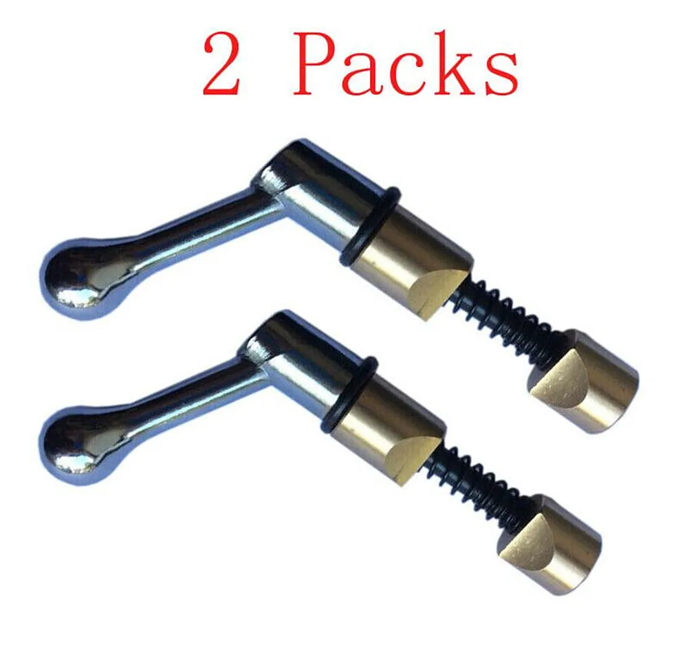 

2Set Milling Machine Table Lock Handle 5/16 Brass Sleeve CNC Vertical Mill Part For Bridgeport Tool