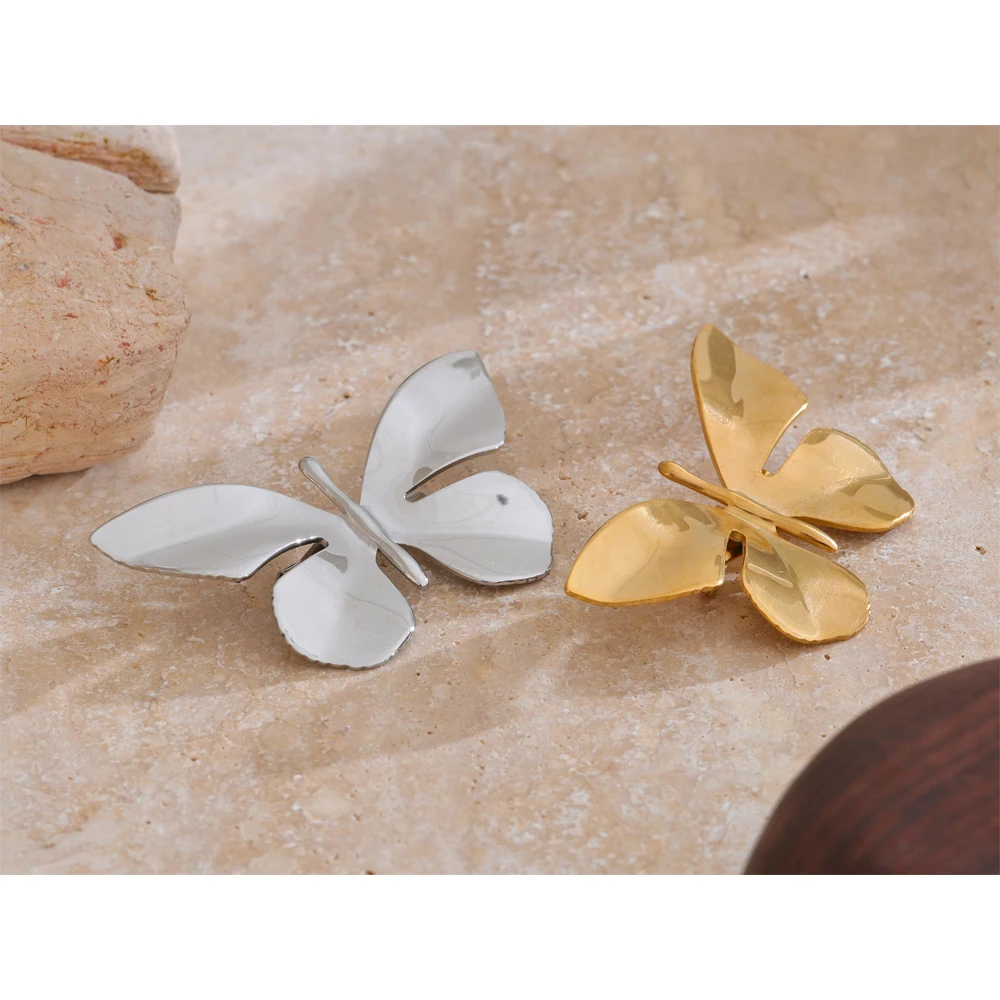 Yhpup Chic Stainless Steel Golden Metal for Women