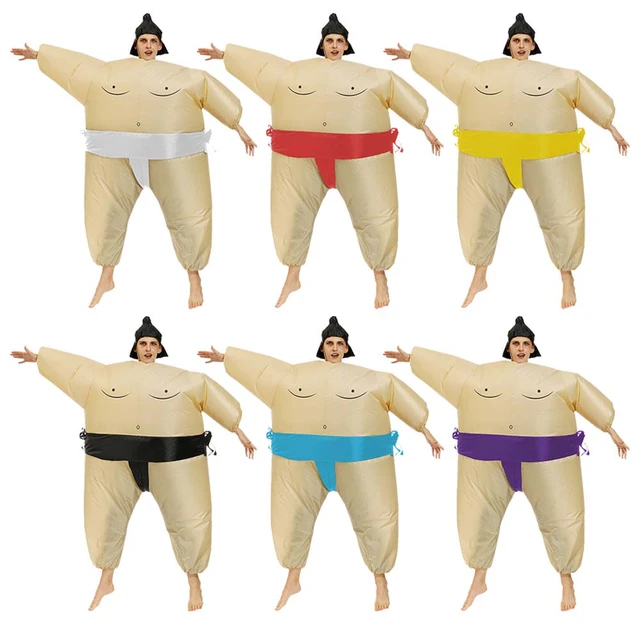 1 Ensemble De Costume Gonflable De Lutteur Sumo, Accessoire De Jeu