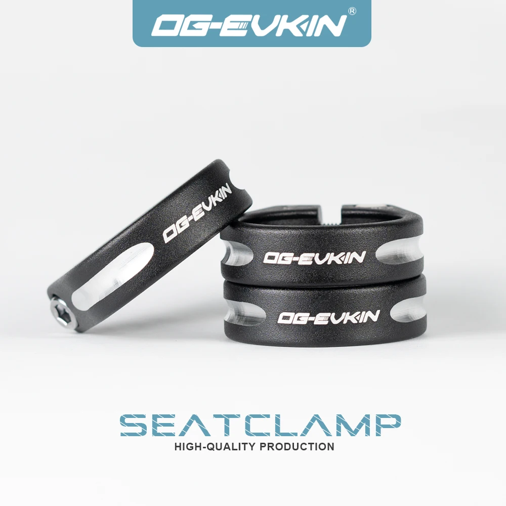 

OG-EVKIN SC002 Seat Tube Clamp 31.8/35mm Ultralight Alloy Aluminum Seat Post Clamp For Road Mountain MTB Bike Parts Cycling