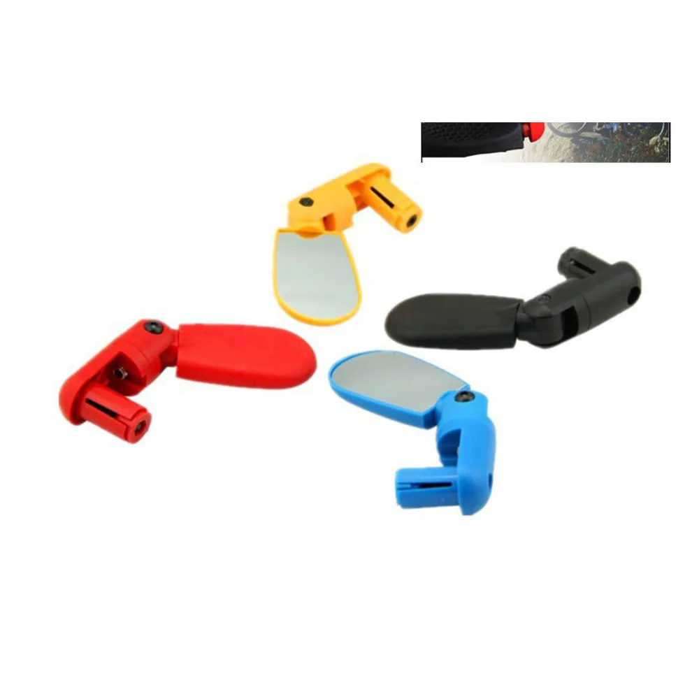 Colorful mini adjustable rearview mountain bike viewing flat mirror, bicycle equipment, riding accessories_voghion.com