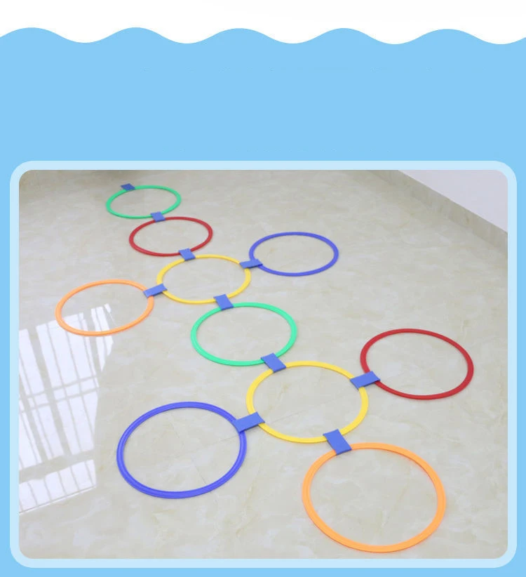 Colorful Kids Hopscotch Ring Jumping Set