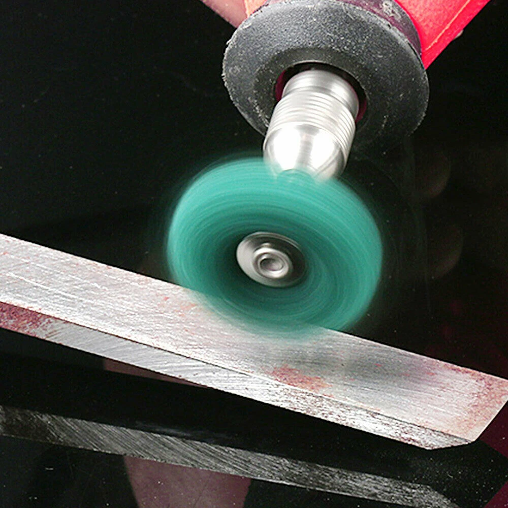 100pcs Scouring Pad Brush Nylon Abrasive Brush Fiber Grinding Sanding Head Buffing Polishing Wheel for Dremel Accessories Tools