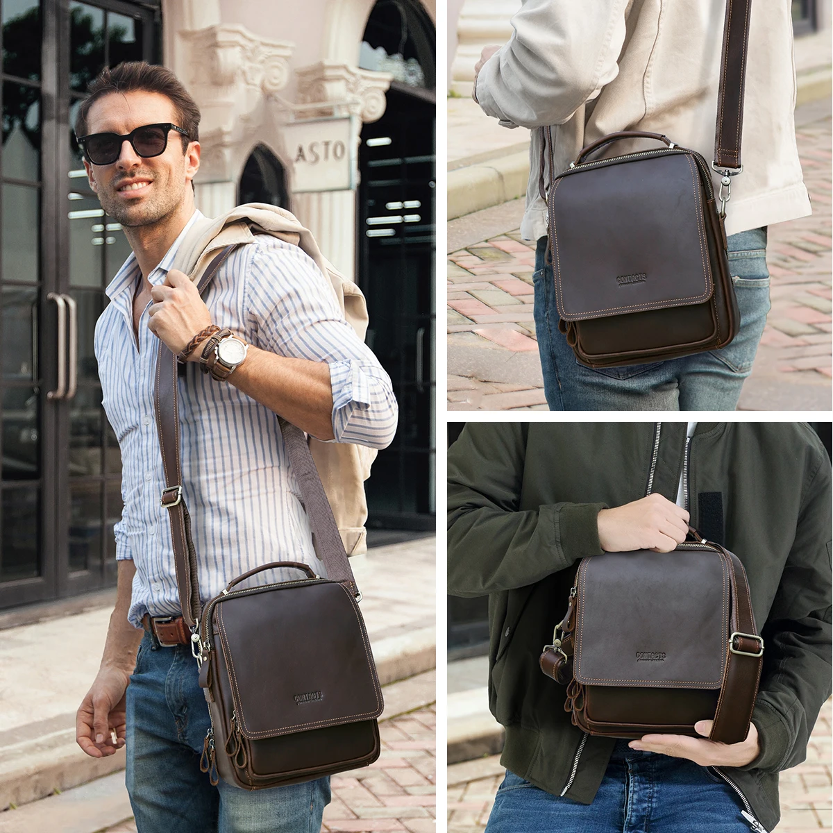 Geniune   Crossbody   ٱ Ʈ м Ͻ   ޽ 뷮 ڵ