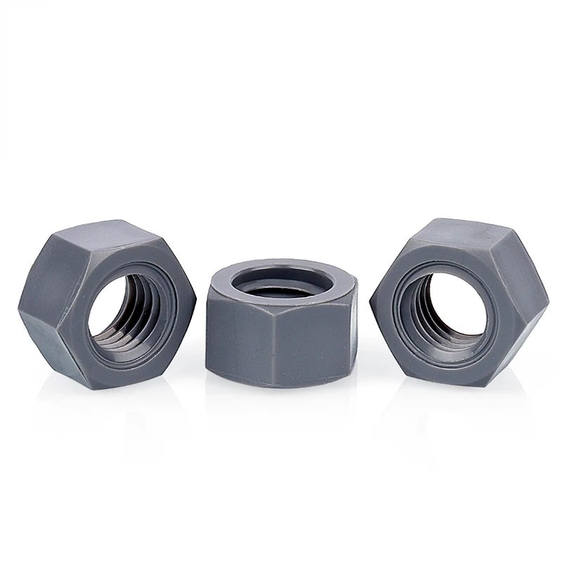

M2 M2.5 M3 M4 M5 M6 M8 M10 M12 M14 M16 M18 M20 DIN934 PVC Black Plastic Hexagon Nut Nylon Hexagon Screw Cap Anti-corrosion