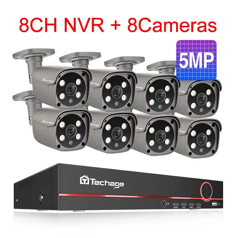 8CH 8Pcs 5MP Camera
