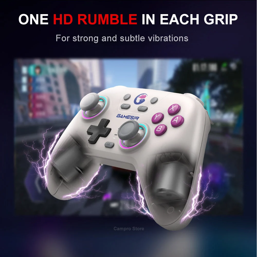 ゲーサーノヴァワイヤレスコントローラーBluetoothゲームパッドホール