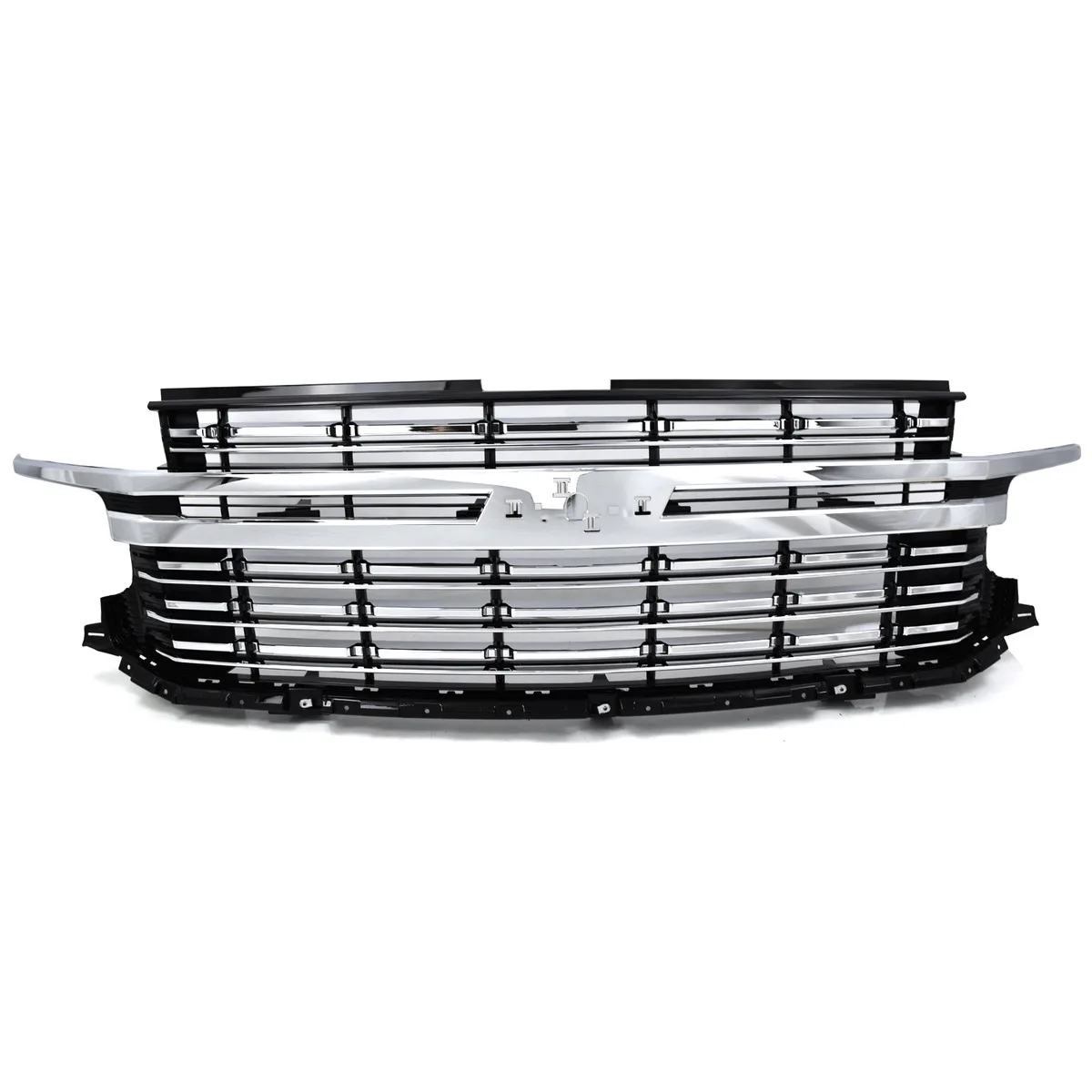 

Front Upper Grille For 2021 2022 2023 Chevrolet Tahoe Suburban LT Chrome auto grill GM1200769 85136868