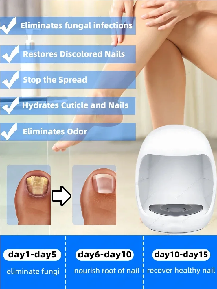 Laser Device Repairs Quick Nail Fungus