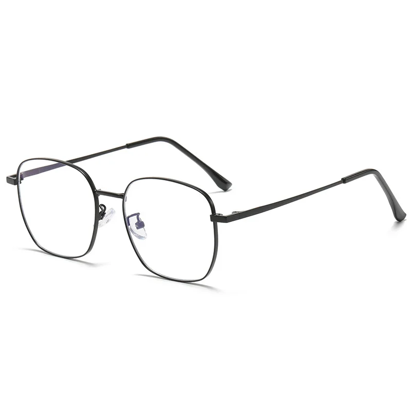 

Trendy Office Anti Blue Light Glasses Women Blue Blocking Computer Goggles Oversized Size Eyeglasses Cat Ear Alloy Frame Eyewear