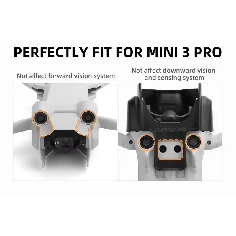 DJI Mini 3 Pro용 렌즈 후드 눈부심 방지 짐벌 렌즈 커버 차양 보호 커버 RC 드론 액세서리