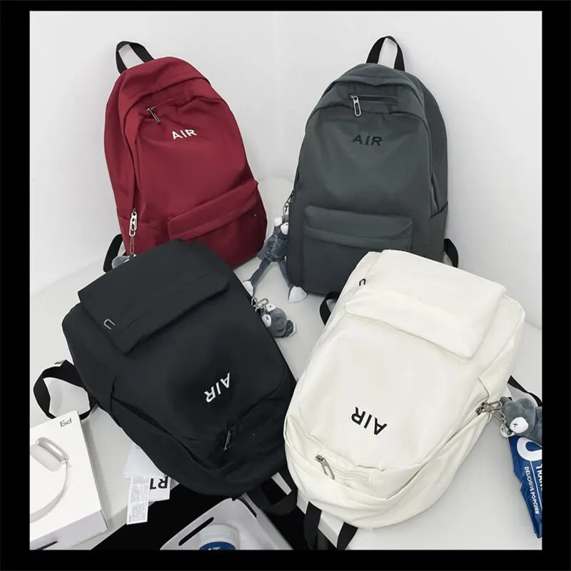  Fashion New Shoulder Bag Men And Women Universal Simple Schoolbag Student Backpack Large Capacity Backpack 