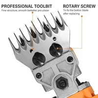 2500W 6 Gears Speed Electric Sheep Goat Shearing Machine 220V Trimmer Tool Wool Scissor Cut Machine With Box 13 Teeth Clippe 2