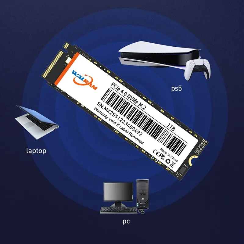 WALRAM NVMe SSD 512GB 1TB 2TB SSD M2 PCIe 4.0x4 NVMe M.2 WALRAM NVMe SSD 512GB 1TB 2TB SSD M2 PCIe 4.0x4 NVMe M.2