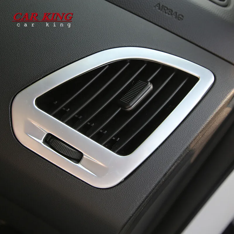 

ABS Matte For Hyundai Tucson 2011-2015 Inner Front Air Condition Vent Trim Outlet Cover Decoration Car Styling Accessories 2pcs