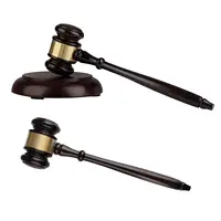 Wooden Mini Mallet Auction Hammer Gavel Decor Cosplay Props for Justice Gifts Auction 2