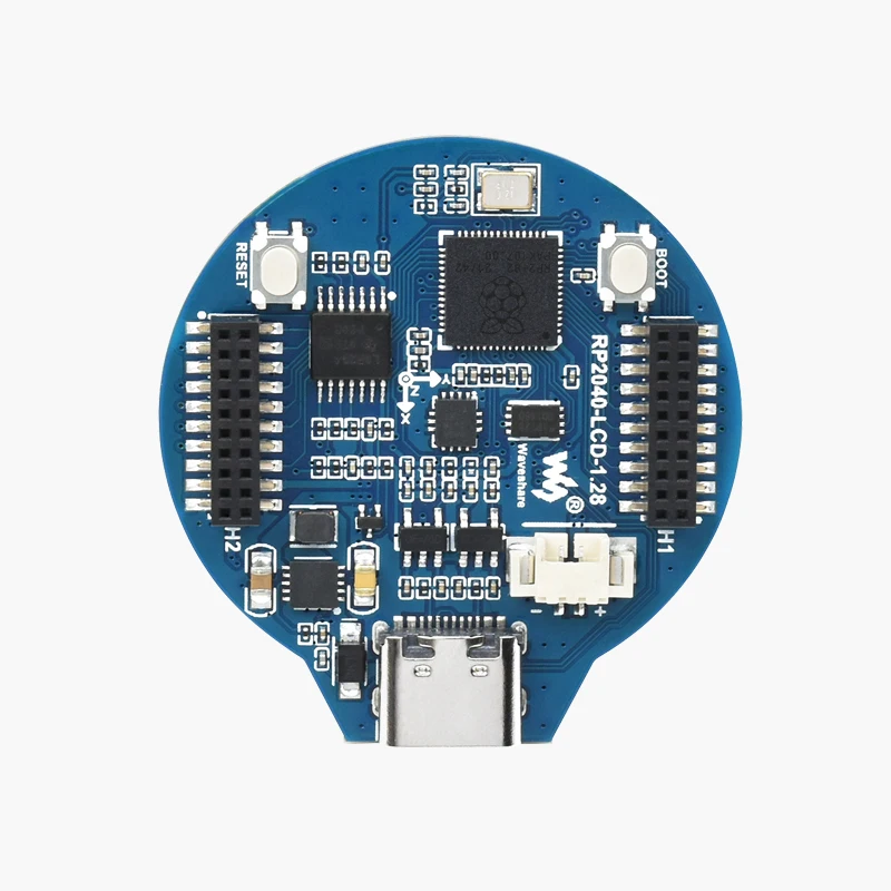   PICO RP2040  , º 1.28 ġ  LCD ÷ ȭ, ӵ, ̷ν 