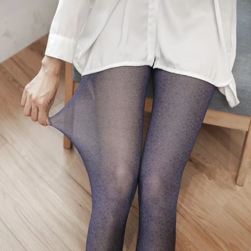 

Ultra-Thin Mesh Women's Leggings Outerwear Elastic Breathable Sheer Hottie Sexy Nylon Cropped Pants Wholesale